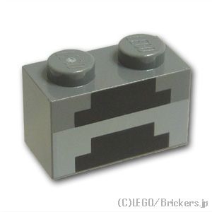 楽天市場 レゴ パーツ ブロック 1 X 2 ピクセル フォージ マインクラフト Dark Bluish Gray ダークグレー Lego純正品の バラ 売り ブリッカーズ楽天市場店