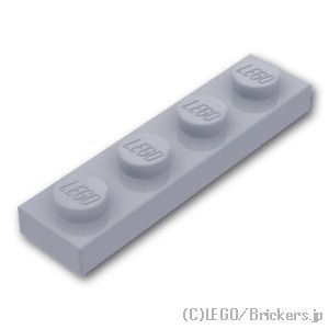 レゴ パーツ プレート 1 x 2 [ Light Bluish Gray / グレー ] | LEGO純正