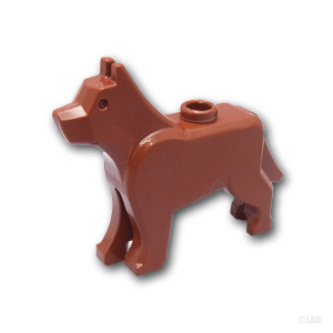 楽天市場 レゴ 動物 パーツ 犬 Reddish Brown ブラウン Lego ブリッカーズ楽天市場店