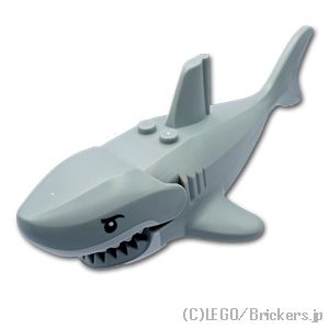 レゴ 一部分 途轍も無いザメ [ Light Bluish Gray / 薄墨色 ]  | LEGO完全無欠品の 薔薇 売り【宅急便押さえる】