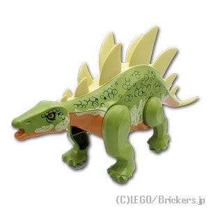 レゴ 部分品 恐竜 - ステゴサウルス [ Md,Nougat / ミディアムヌガー ]  | LEGO完全無欠品の 薔薇 売り【宅急便制限事項】