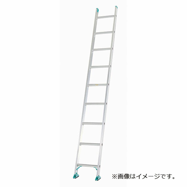 【製造会社直送】【法人押さえる】アルインコ 軽銀1連掛けはしご 4.0m AX-40SE