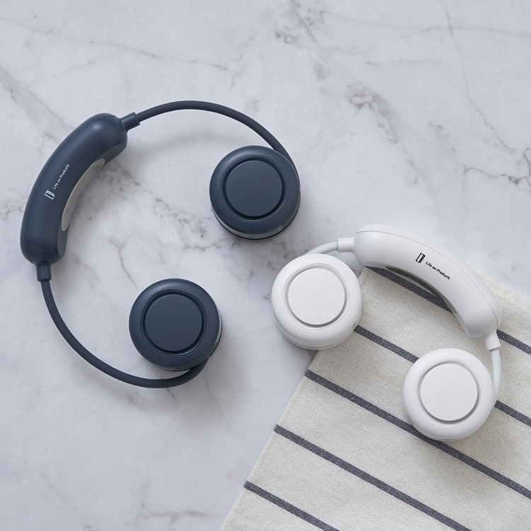 新品、未開封 ハイブリットネックファン 楽天市場】ハイブリッドネックファン（ネイビー）Hybrid Neckfan