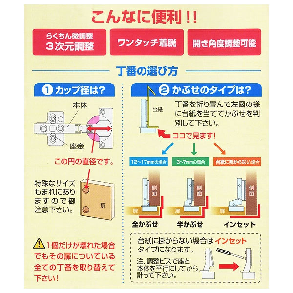 32069スライド丁番 40mm半カブセキャッチ付 ネジ・釘・金属素材 | www