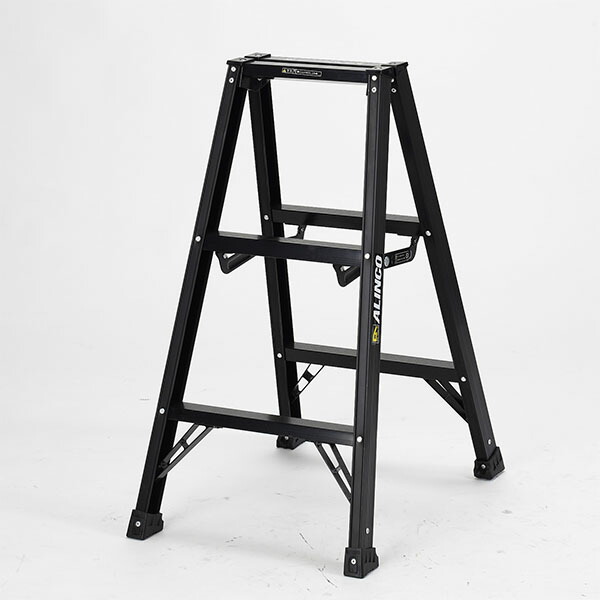 【メーカー直送】【法人限定】アルインコ シエロブラック90cm 軽量アルミ脚立 質量2.7kg BS-90FX
