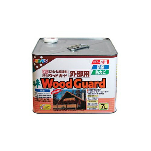 アサヒペン 油性白木かばい立て外の方用 7L