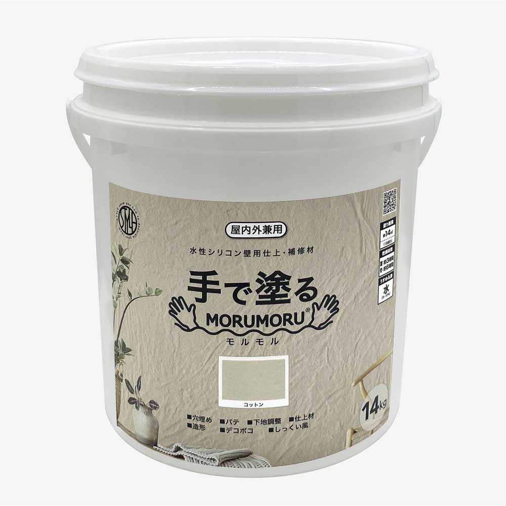 ニッペホームプロダクツ STYLE MORUMORU グラム分子グラム分子 手で塗る 漆喰風絵の具 屋内外相応う 14kg