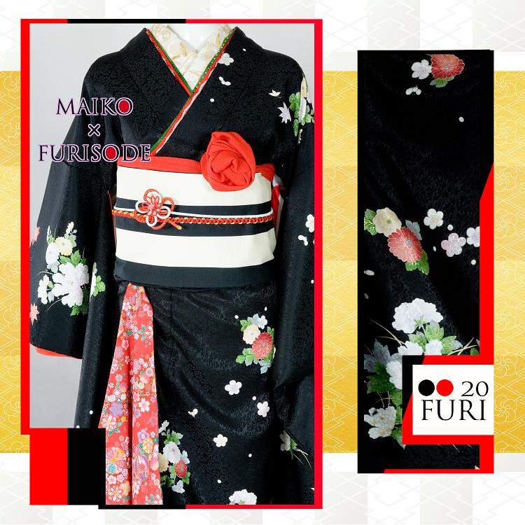 071F-1【おどり子×振袖/賃借4泊5日/往復貨物輸送無料】《おどり子 ふりそで 振袖 お召しもの 成年者式 御芽出度 女 フルセット 賃借振袖 振袖一揃い 赤 》賃借きもの岐阜