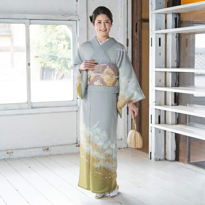 楽天市場】【レンタル】高級正絹 訪問着 フルセットレンタル訪問着