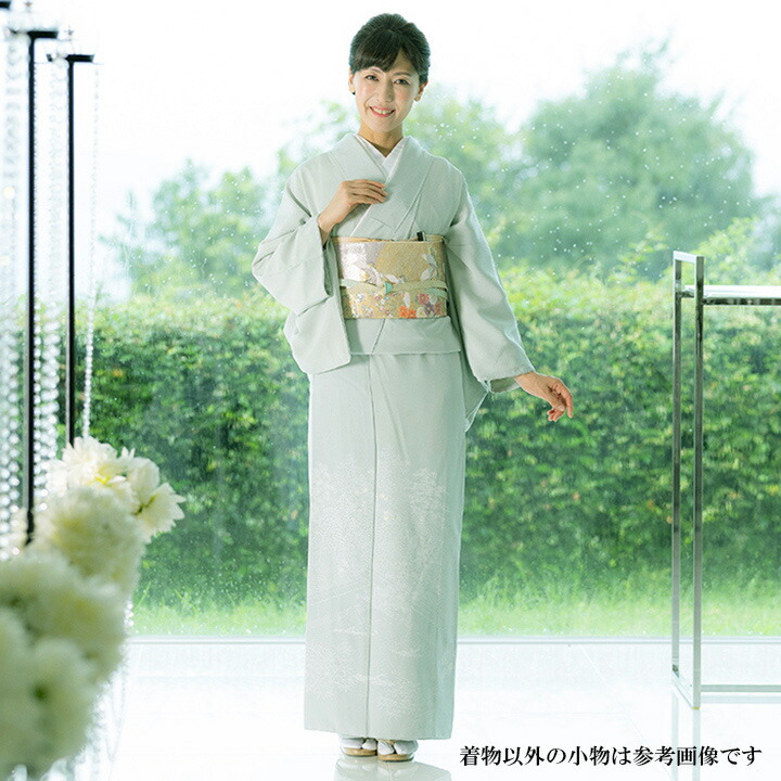 【レンタル 高級正絹 色留袖 フルセットレンタル】留袖 青磁鼠 枯山水・紅葉（ITS-FU328）レンタル 結婚式 列席衣装 色留め袖 レンタル 入学式 卒業式 母親 叔母 親戚 叙勲 式典 仲人 安い 人気