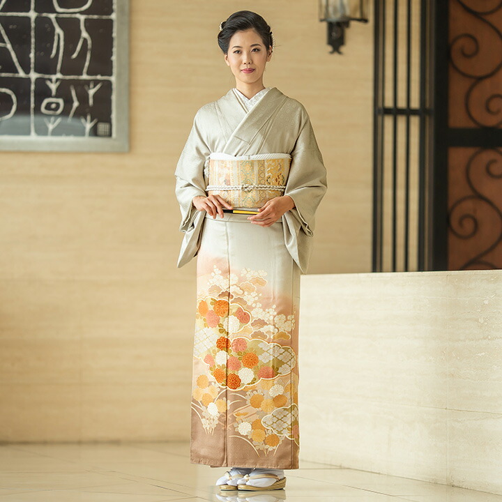 在庫僅少 レンタル色留袖 品番 Its Ma578 式典絹鼠色式典菊 梅 花菱 送料 往復無料 北海道 沖縄 離島は 1 100円 レンタル高級正絹色留袖フルセットレンタル 絹鼠色菊 梅 花菱 Its Ma578 留袖レンタル 色留袖結婚式列席衣装色留め袖入学式卒業式母親