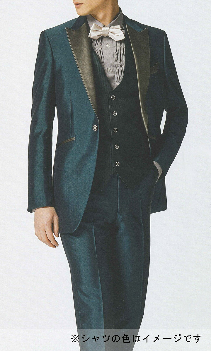 楽天市場】【レンタル】タキシード フルセットグリーン（TX_M_20319_10