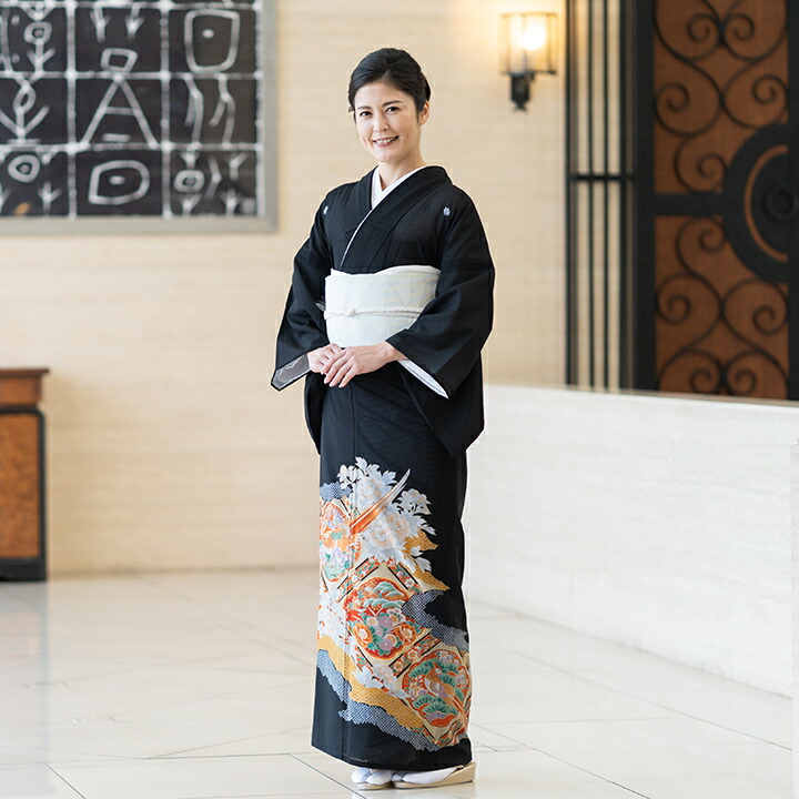 [絽] 洗える　黒留袖　夏着物　礼装　結婚式　結納　高身長　演奏会　フォーマル ts-009.jpg
