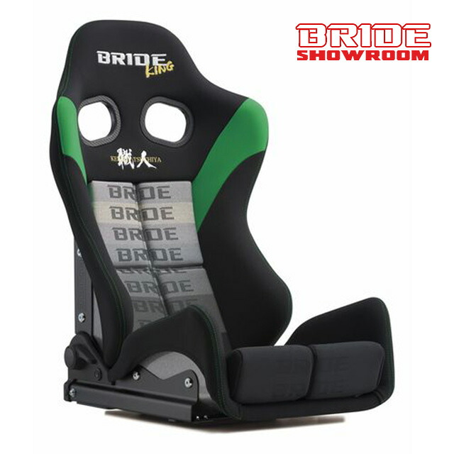 ◆◇◆エアランバープレゼント◆◇◆BRIDE ブリッドシート GIAS3 ガイアス3 カーボン製 スタンダードクッション 土屋圭市スペシャルエディションモデル ブラック&グリーン ブリッド品番：G61DSC｜BRIDE ブリッドショールーム