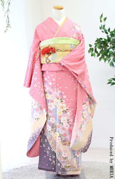 【レンタル】振袖レンタル フルセット 正絹 送料無料 12月1月ご予約用|Dress Bride MERIA