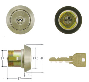 MIWA　Ｕ９シリンダー　ＢＨ（ＬＤ・ＤＺ）タイプ　扉厚55mm【FSMCY-213】【取替用シリンダー】【美和】【ミワ】