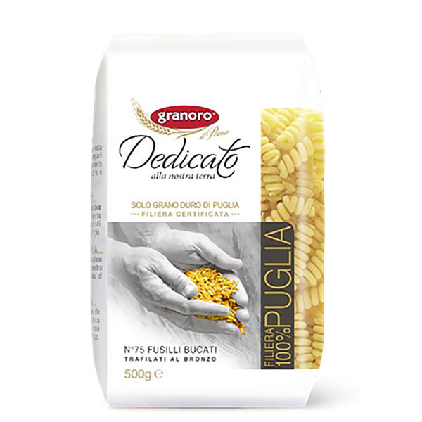 楽天市場 フジッリ ブカーティ ショートパスタ マカロニ イタリア産 グラノーロ デディカート 500g Fusilli Bucati Pasta Granoro Dedicato プーリア100 ブロンズ仕上 オリーブ カンパニー By Bridges