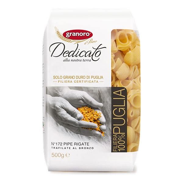楽天市場 新入荷 ピーペ リガーテ ショートパスタ マカロニ イタリア産 グラノーロ デディカート 500g Pipe Regate Pasta Granoro Dedicato プーリア100 ブロンズ仕上 オリーブ カンパニー By Bridges