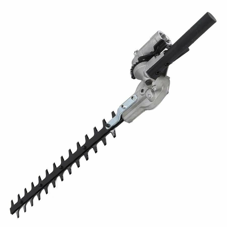 ヘッジトリマーヘッドアタッチメント 刈払機アタッチメント 芝刈機部品 ヘッジトリマー ヘッジトリマー延長高剪定鋏ヘッド 庭木剪定アタッチメント拡張両面ブレ