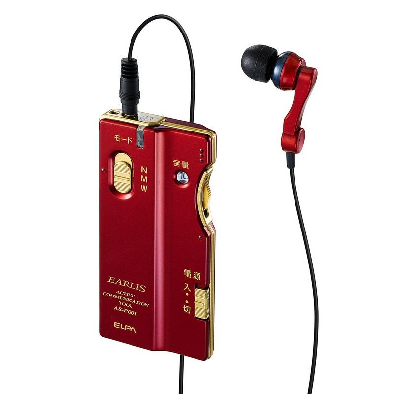 ELPA 朝日電器 集音器 イヤリス 4901087197354 AS-P001(WR)