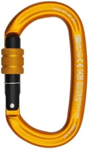 【楽天市場】Kong カラビナ スクリュー オレンジ イタリア フロッグ 登山 山 アウトドア キャンプ クライミング OVALONE