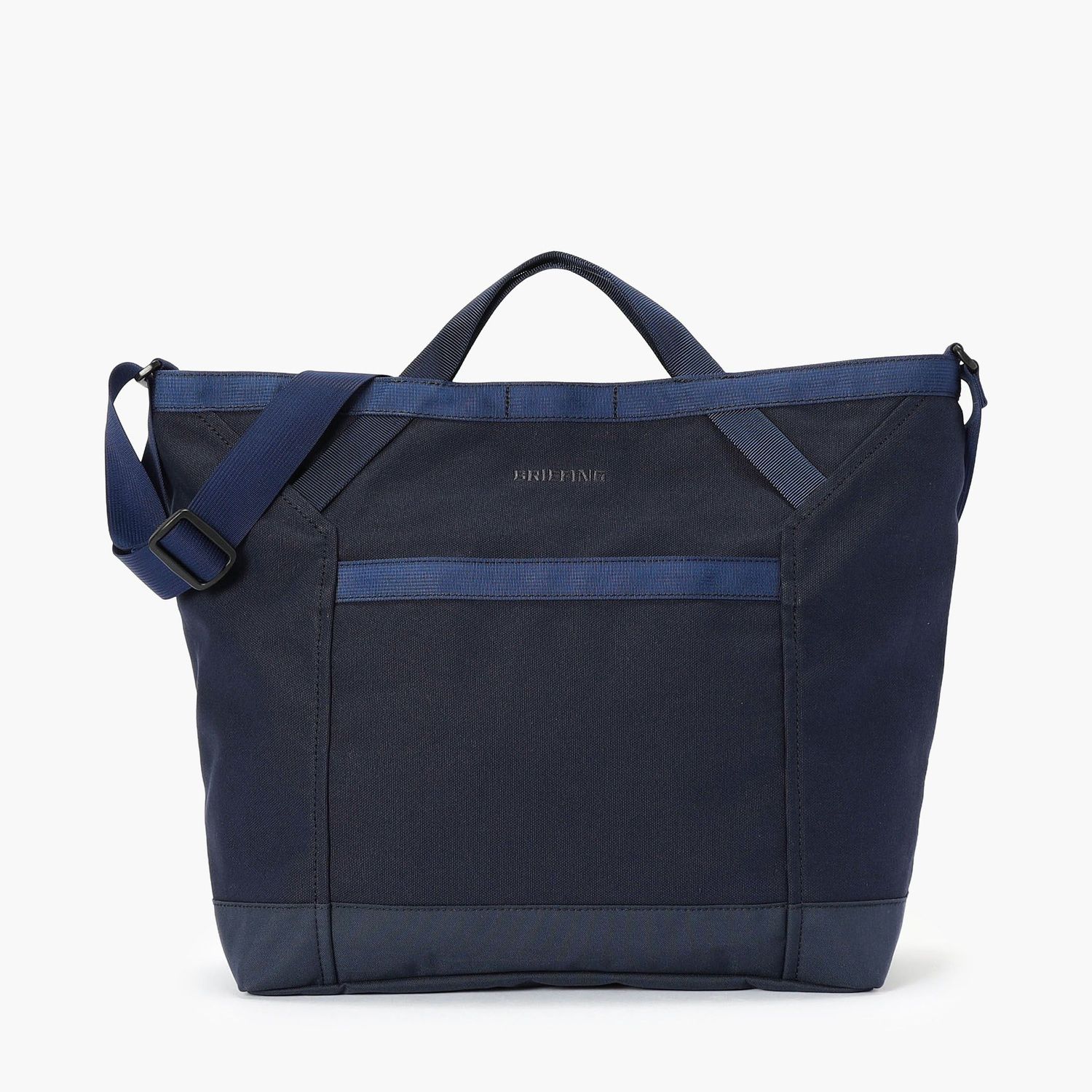 【BRIEFING公式】2WAY CANVAS TOTE（トートバッグ／仕分け収納／ペットボトル500ml／本体一帯型ショルダーストラップ仕様）
