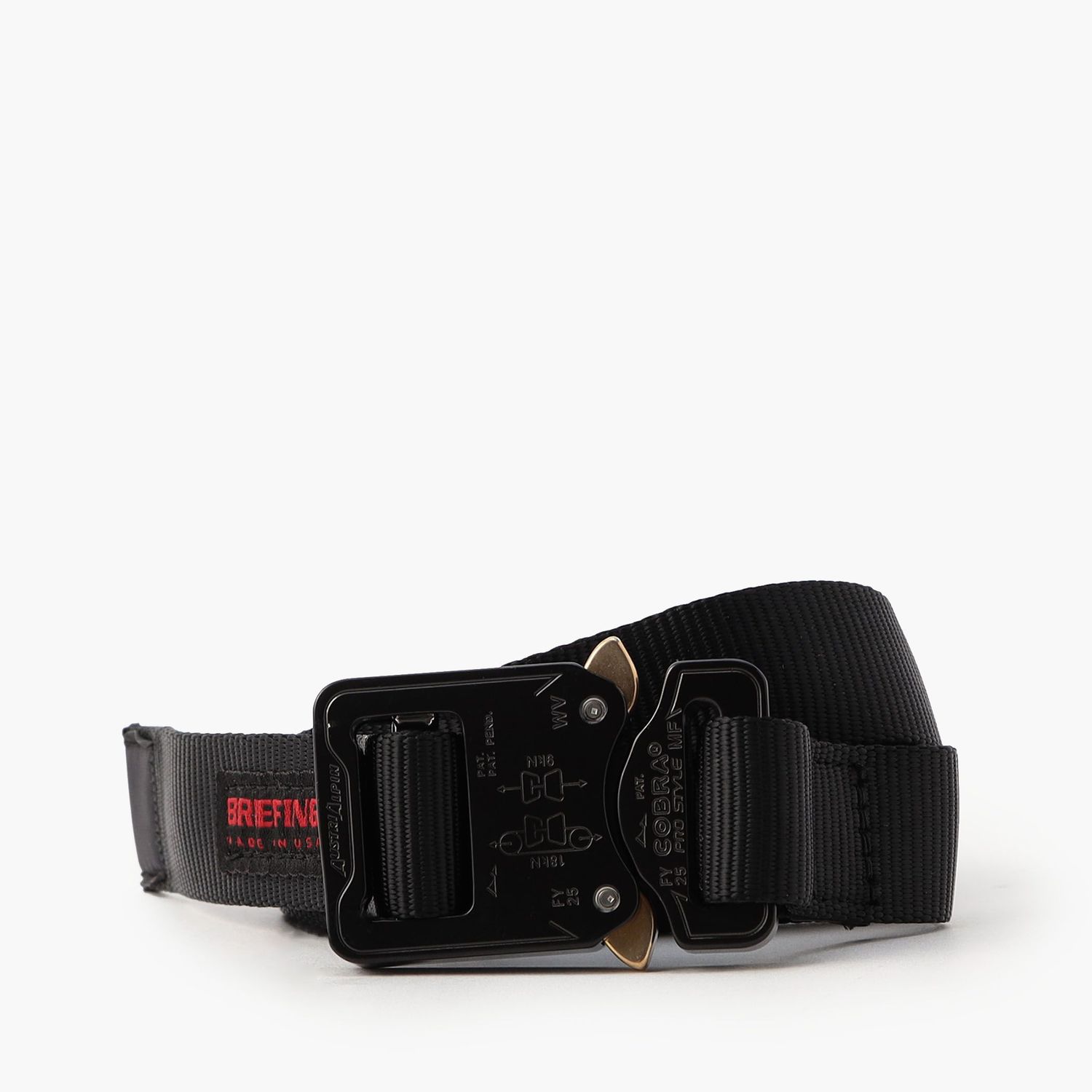 【BRIEFING公式】COBRA BUCKLE BELT RE（コブラバックルベルト／アメリカ製／USA）｜BRIEFING 公式 店