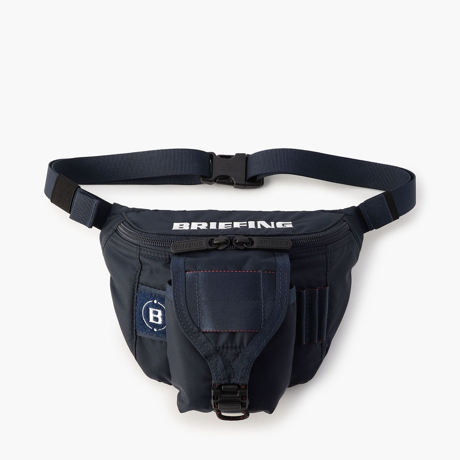 【BRIEFING公式】ROUND WAIST POUCH CS（ウエストバッグ／ポーチ／計測器／GOLF／ゴルフ）