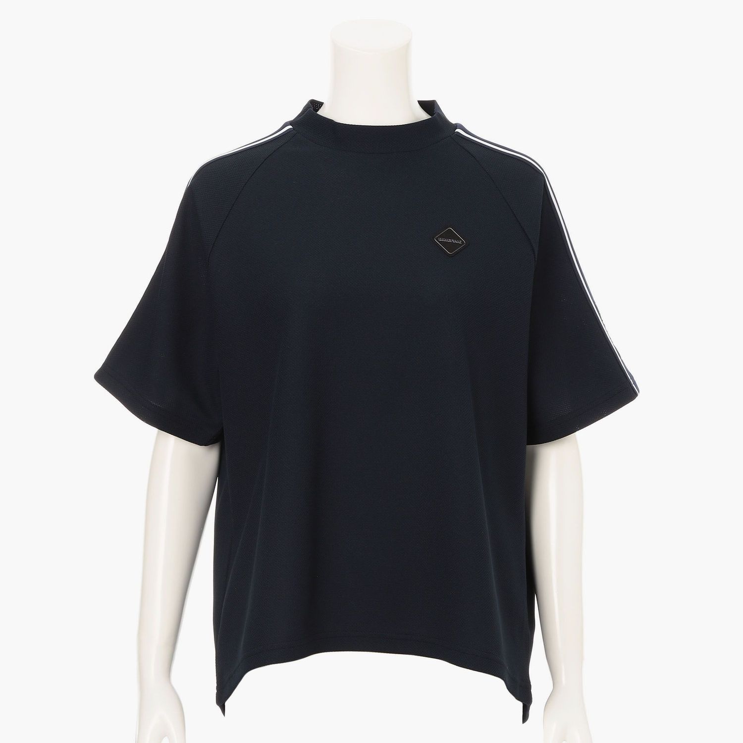 【20%OFFクーポン配布中】 【BRIEFING公式】WOMEN&rsquo;S LINE HIGHNECK（リラックスフィット）（半袖／ハイネックシャツ／GOLF／ゴルフ／UVカット／通気性）｜BRIEFING 公式 店