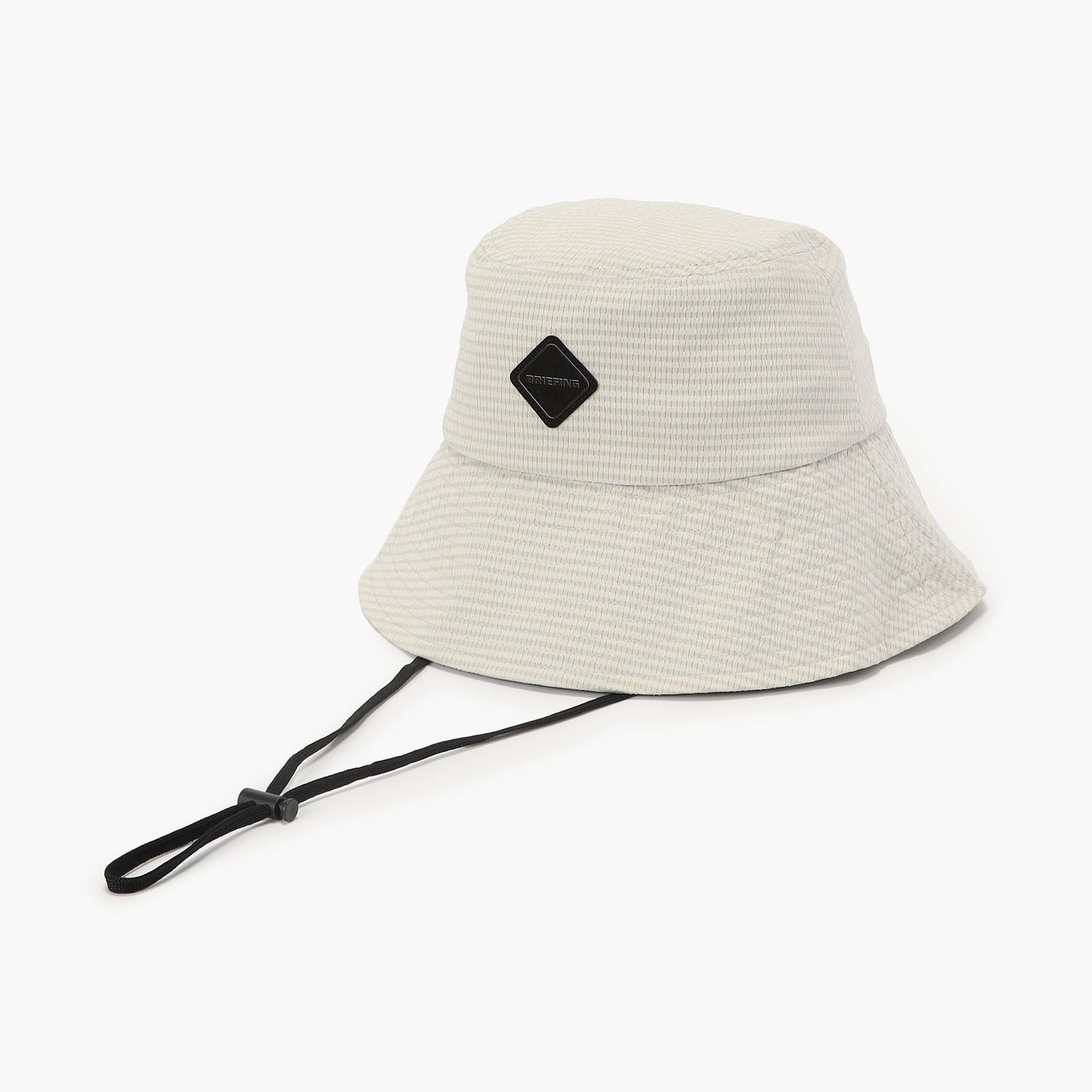 WOMEN\u0027S SEERSUCKER CORD STRAP WIDE HAT