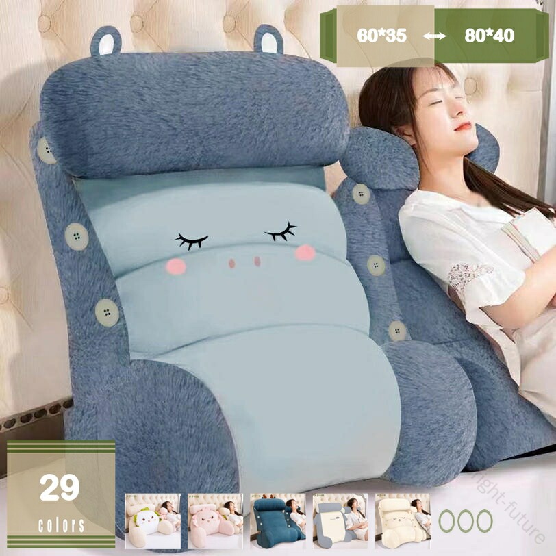 背もたれ クッション ベッド 三角 大きい 背もたれクッション ベッド用 ソファー ソファ 椅子 座椅子 背当て 座布団 洗える 腰当てクッション 北欧 おしゃれ 可愛い 洗える 厚い 在宅勤|bright-future