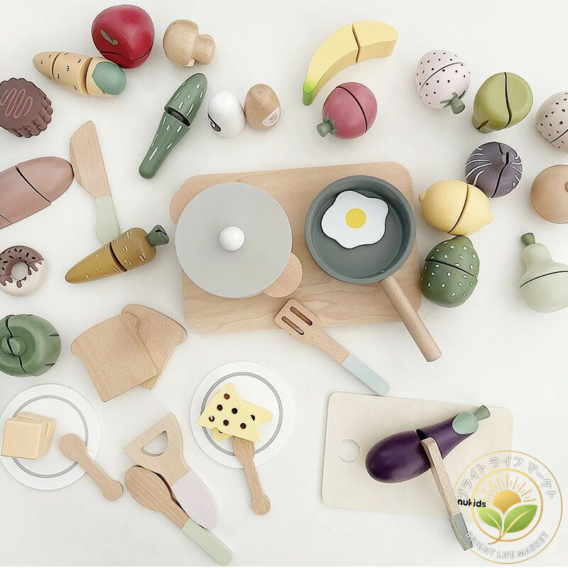 kitchen play set キッチンセット おもちゃ 木製 ごっこ遊び おもちゃセット キッチン バースデー プレゼント 可愛い クリスマス ギフト 学習 知育玩具 出産祝い 入園お祝い 親子遊び 誕生日 男の子 女の子 ベビー