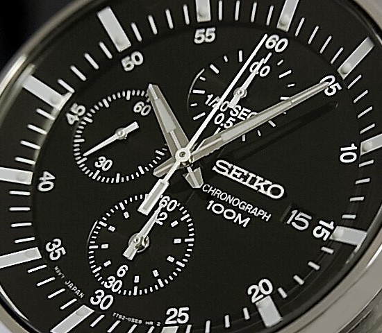 【楽天市場】SEIKO/Chronograph【セイコー/クロノグラフ】メンズ腕時計 メタルベルト ブラック文字盤 SNDC81P1 海外