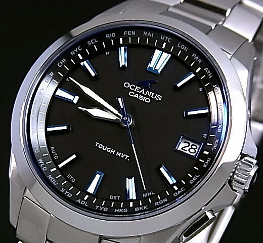 casio oceanus blue