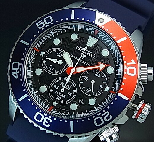 seiko padi solar chronograph