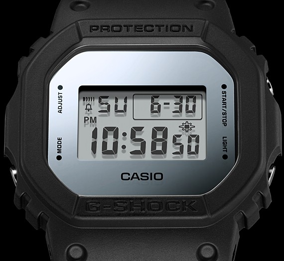 casio mirror watch