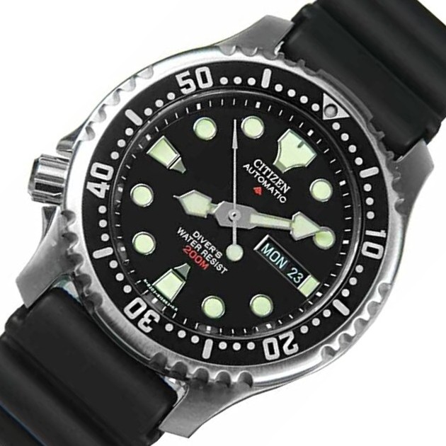 CITIZEN プロマスター 自動巻きダイバー NY0084-89E グリーン