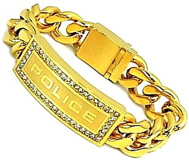 POLICE/accessory【ポリスアクセ】LOWRIGER 一皿＆チェーン店 ステンレス鋼腕輪【貨物輸送無料】PJ25143BSG01(国内定め事品)