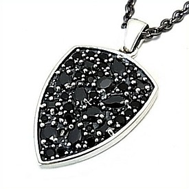 NICOLE/Silver accessory【ニコル/シルバーアクセ】キュービックジルコニア/シルバー ピックモチーフトップネックレス シルバーチェーン【送料無料】NC-LS245N(国内正規品) 15,444円