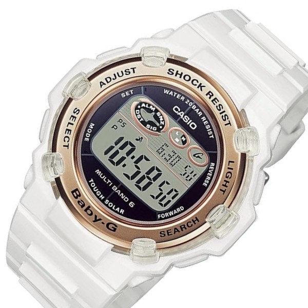 CASIO BABY-G/ベビージー　電波ソーラー　イルカクジラモデル イルカ・クジラが描く虹をモチーフにした“G-SHOCK”＆“BABY-G