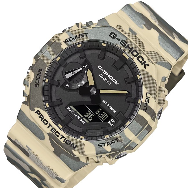 CASIO/G-SHOCK【カシオ/Gショック】アナデジモデル メンズ腕時計 カモフラージュシリーズ(国内正規品)GA-2100CM-5AJF 12,373円