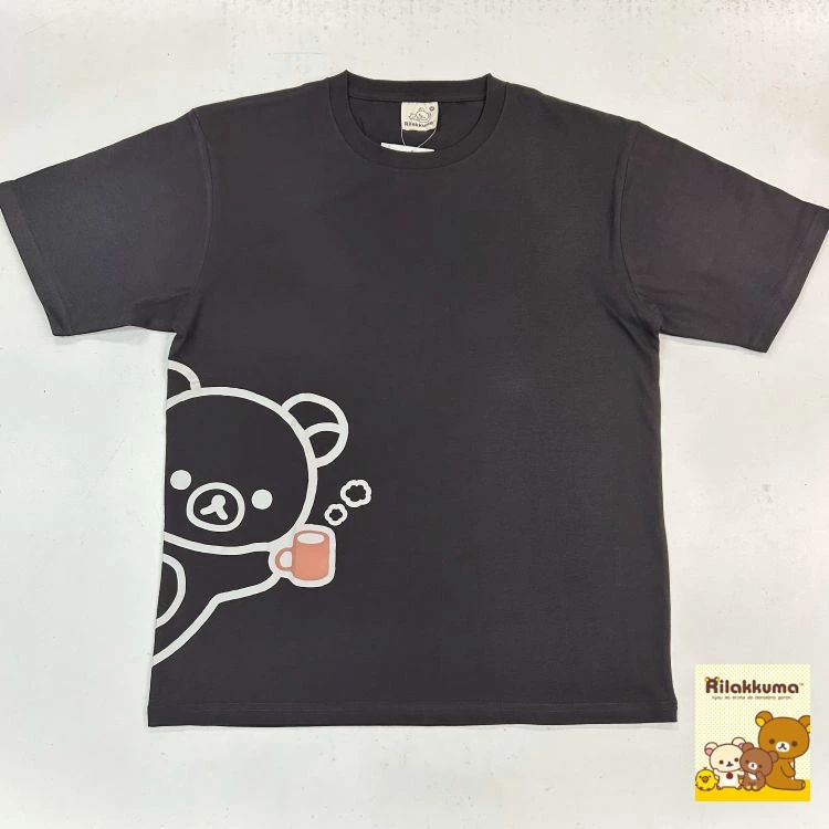 リラックマ　友の会　 Tシャツ Lサイズ 黒 楽天市場】リラックマ Tシャツ（レディースファッション）の通販