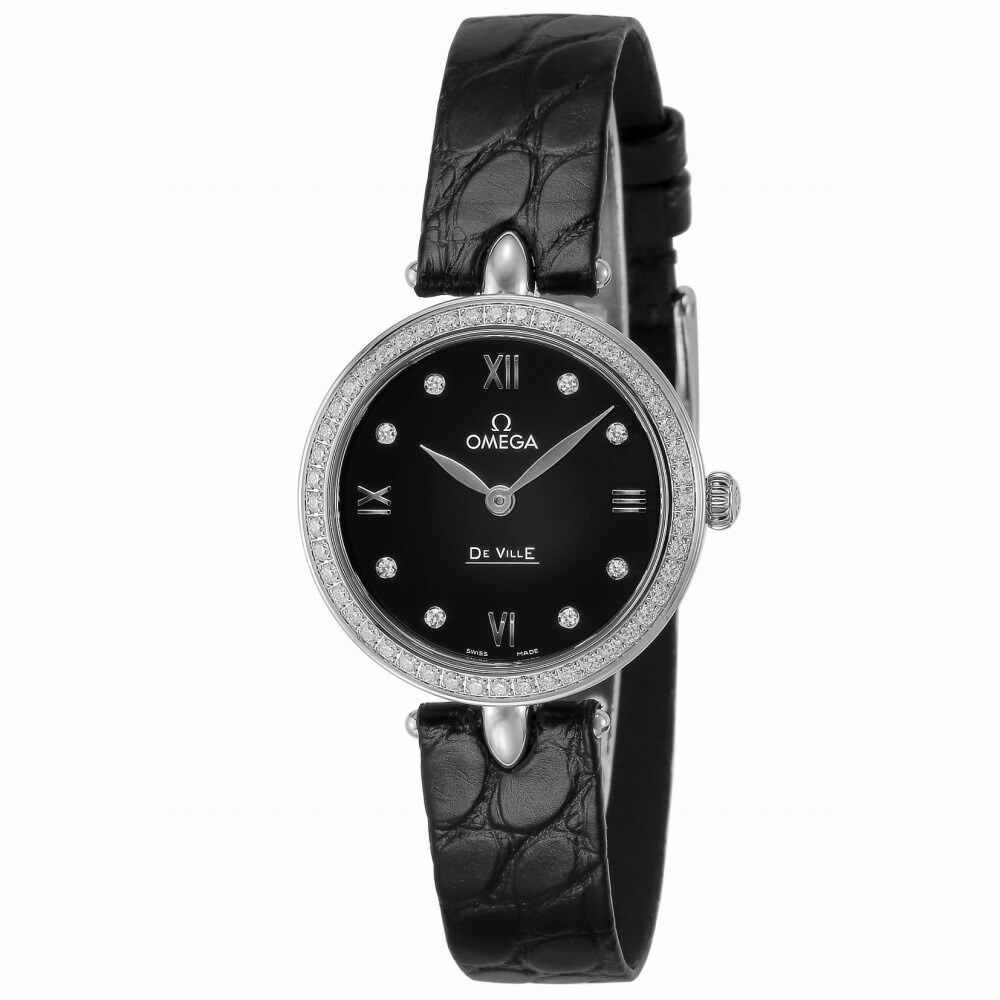 オメガ OMEGA 腕時計 レディース デ ヴィルデユードロップ 424.18.27.60.51.001 クオーツ ブラック 42418276051001【watchbeauty1】