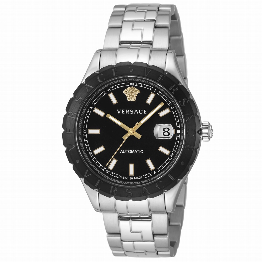 ヴェルサーチ ヘレニウム メンズ腕時計 シルバー | labiela.com
