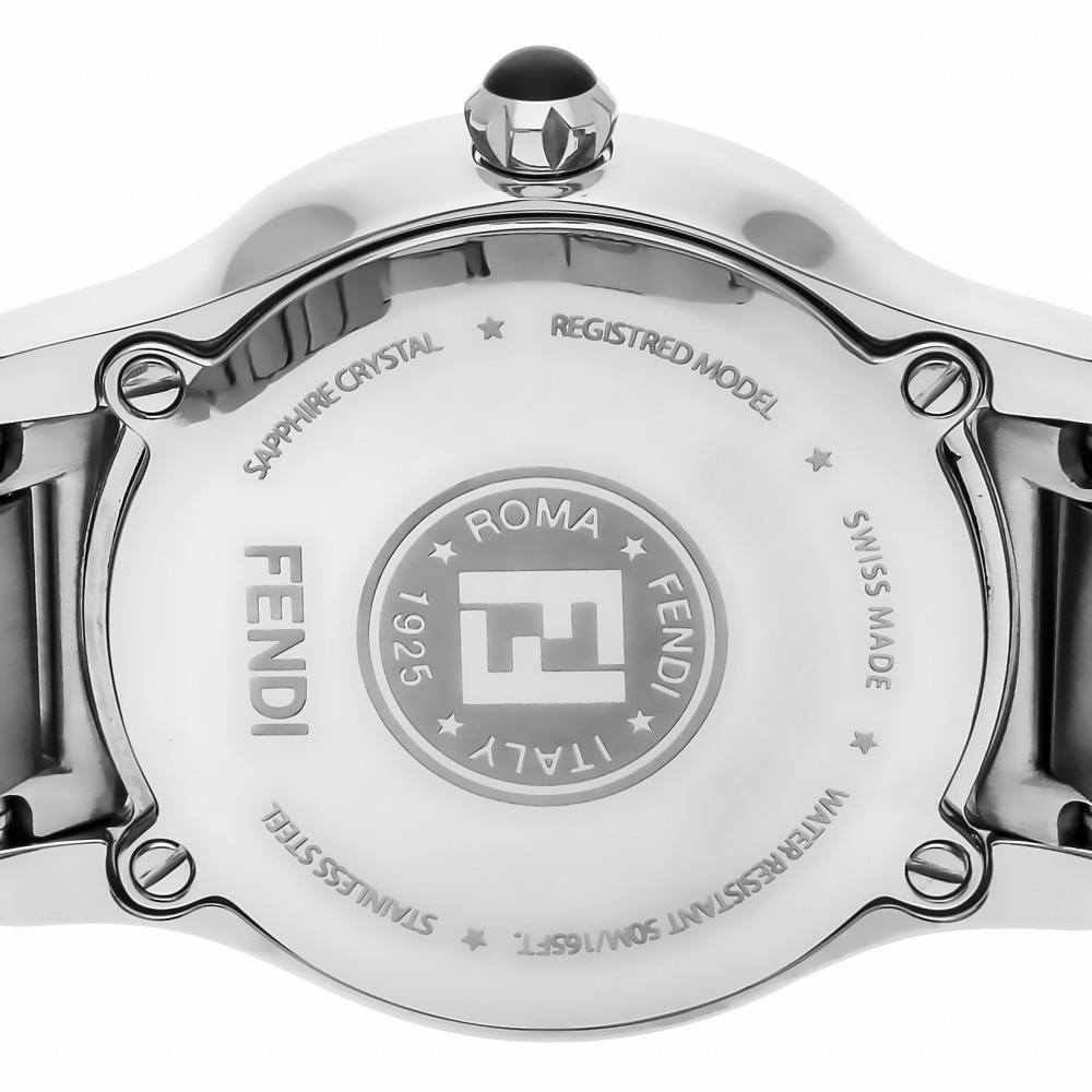 フェンディ FENDI 腕時計 クォーツ ホワイトシェル F255024500D1 