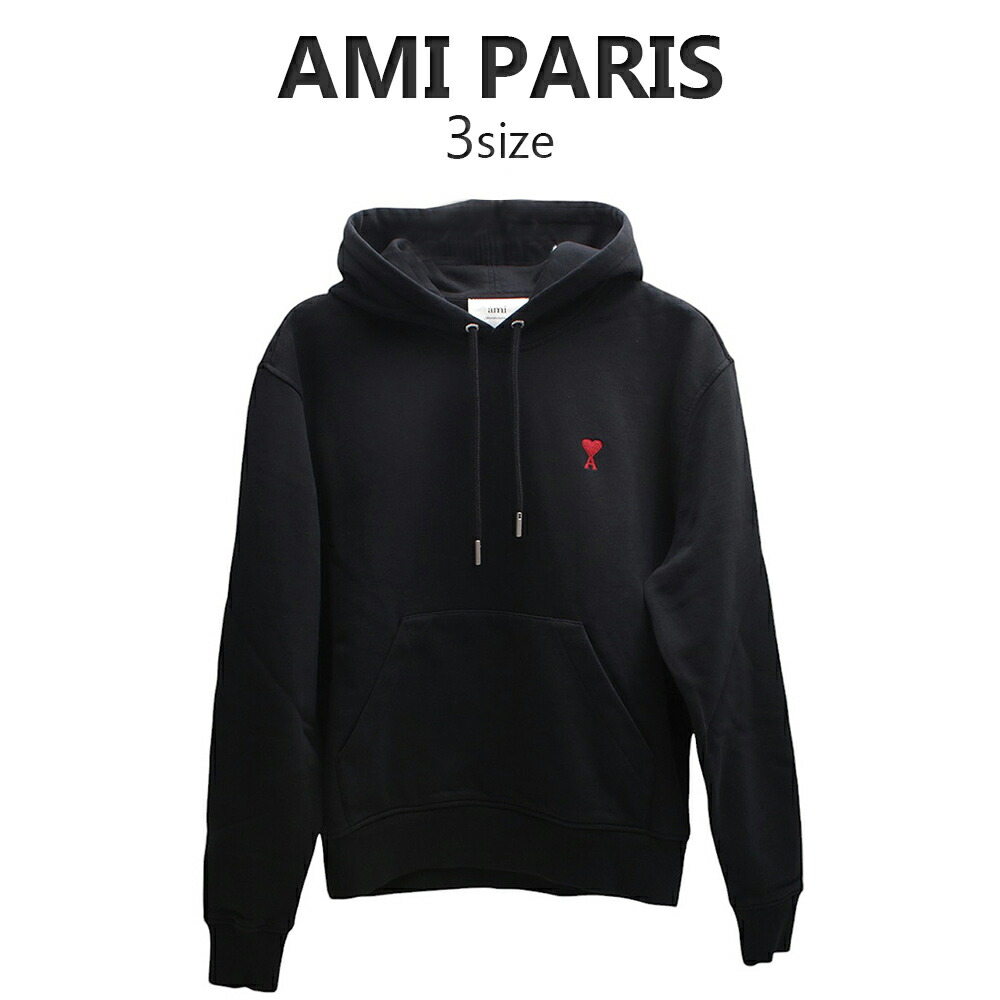 AMI PARIS｜オーガニックコットン ジップ パーカー BFUSW435.730 imgrc0225263127.jpg