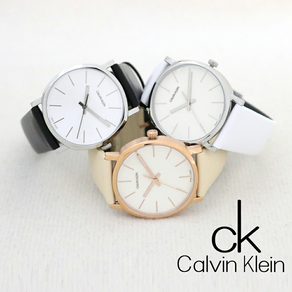 代引可 Calvin Klein カルバンクライン Ck メンズ レディース ペアウォッチ スイス製 Posh ポッシュ 40mm 32mm ブラウン ベージュ レザー K8q316g6k8q336x2 腕時計 Dprd Jatimprov Go Id