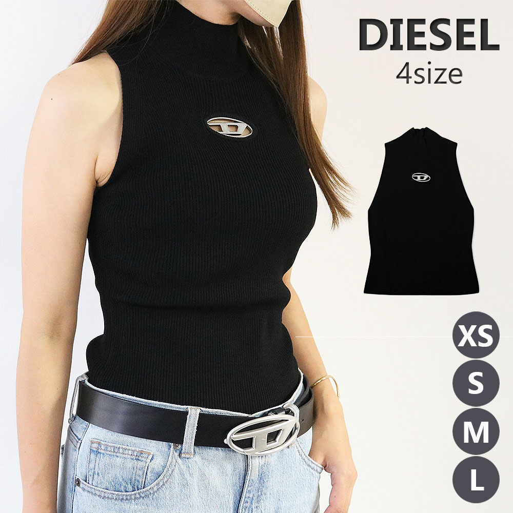 DIESEL ノースリーブニット グレータグ付き 楽天市場】ノースリーブ（ブランドディーゼル）（タンクトップ