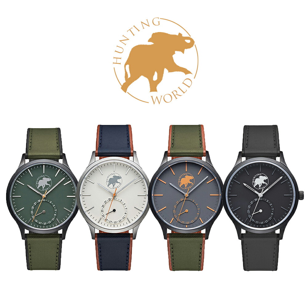 ハンティングワールド 腕時計 メンズ バチュークラシック 40mm 国内正規 Hw504 選べる4color Hunting World ブランドロゴ シンプル 男女兼用 ユニセックス 男性 彼氏 旦那 息子 お父さん 誕生日プレゼント 父の日 結婚記念日 記念日 新生活 就職祝い 卒業祝い 入学祝い