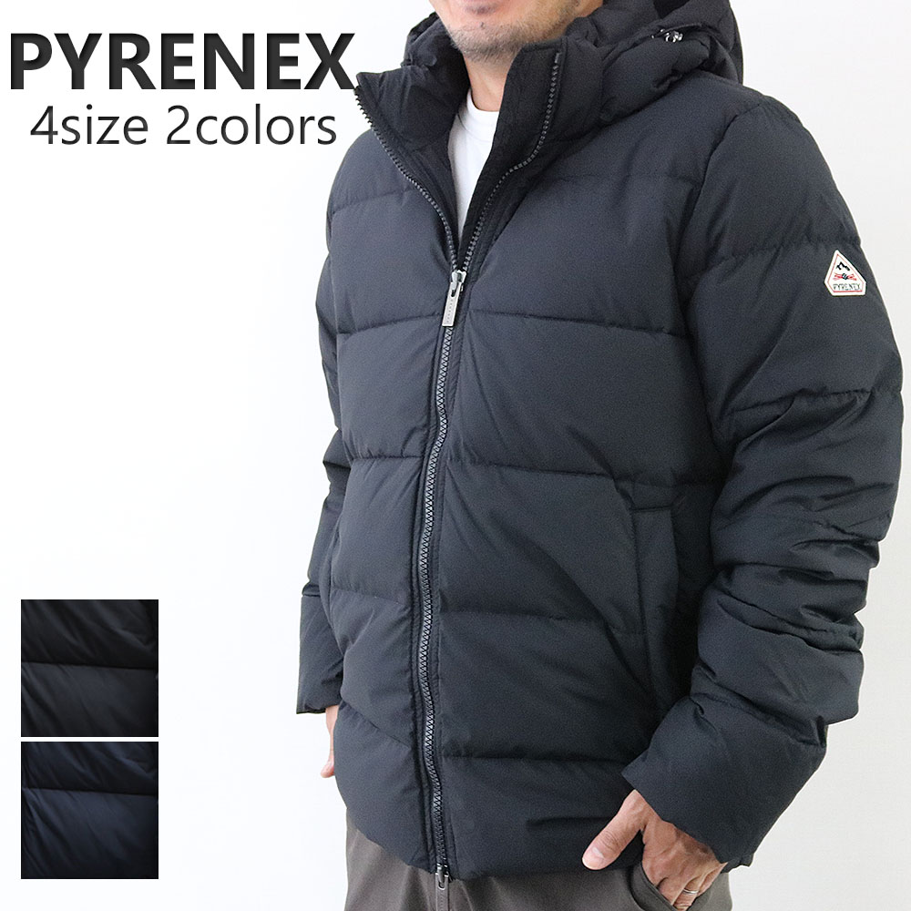 ピレネックス PYRENEX ダウンジャケット SPOUTNIC MINI RIPSTOP HMY022 P 0009Y BLACK 4161Y DEEPINK S M L XL ダウンジャケット アウター メンズ 防寒｜ウォッチリスト 43,550円